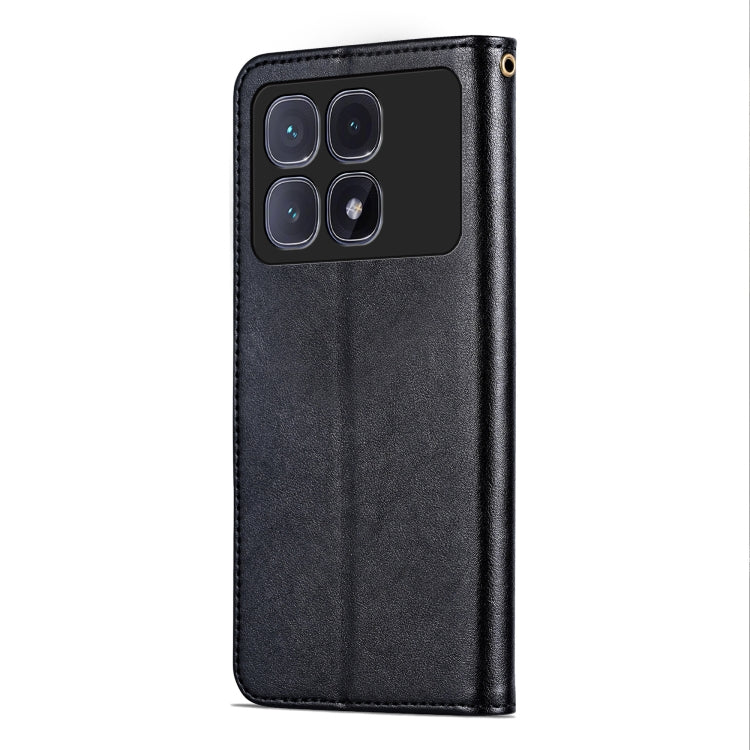 For Redmi K70 Ultra AZNS Sheepskin Texture Flip Leather Phone Case(Black) - Xiaomi Cases by AZNS | Online Shopping South Africa | PMC Jewellery | Buy Now Pay Later Mobicred