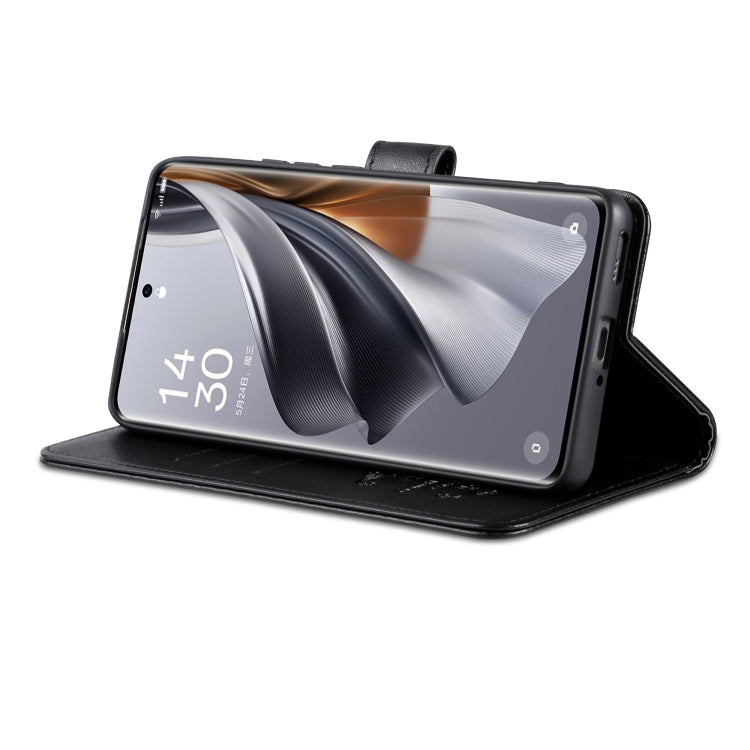 For Redmi K70 Ultra AZNS Sheepskin Texture Flip Leather Phone Case(Black) - free shipping - PMC Jewellery - Order now!