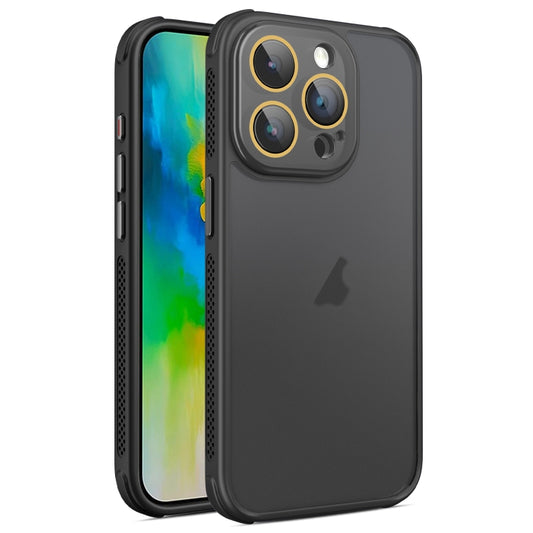 For iPhone 16 Pro Max Side Cooling Skin Feel Frosted Phone Case(Black) - iPhone 16 Pro Max Cases by PMC Jewellery | Online Shopping South Africa | PMC Jewellery | Buy Now Pay Later Mobicred