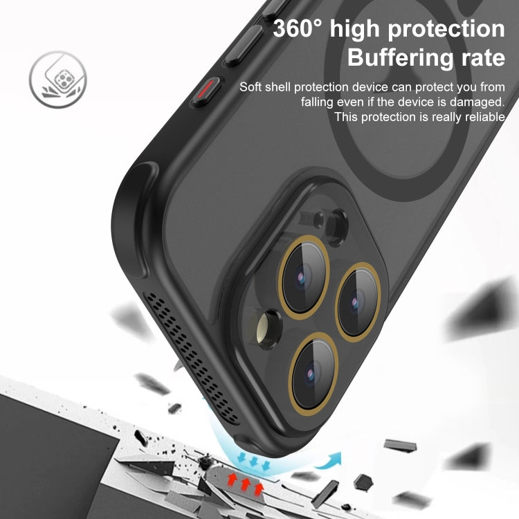 For iPhone 16 Plus Side Cooling Skin Feel Frosted MagSafe Magnetic Phone Case(Sky Blue) - iPhone 16 Plus Cases by PMC TechLife | Online Shopping South Africa | PMC TechLife | Buy Now Pay Later Mobicred