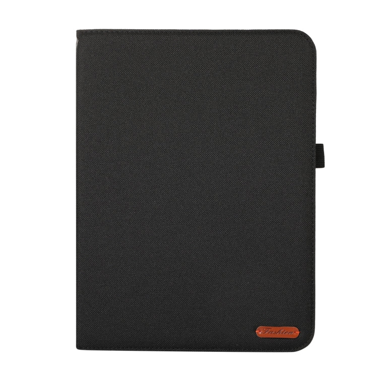For OnePlus Pad Pro 12.1 Fabric Leather Tablet Case(Black) - Others by PMC TechLife | Online Shopping South Africa | PMC TechLife | Buy Now Pay Later Mobicred