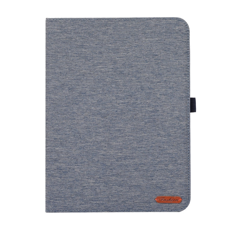 For OnePlus Pad Pro 12.1 Fabric Texture Horizontal Flip Leather Tablet Case(Blue) - free shipping - PMC TechLife - Order now!