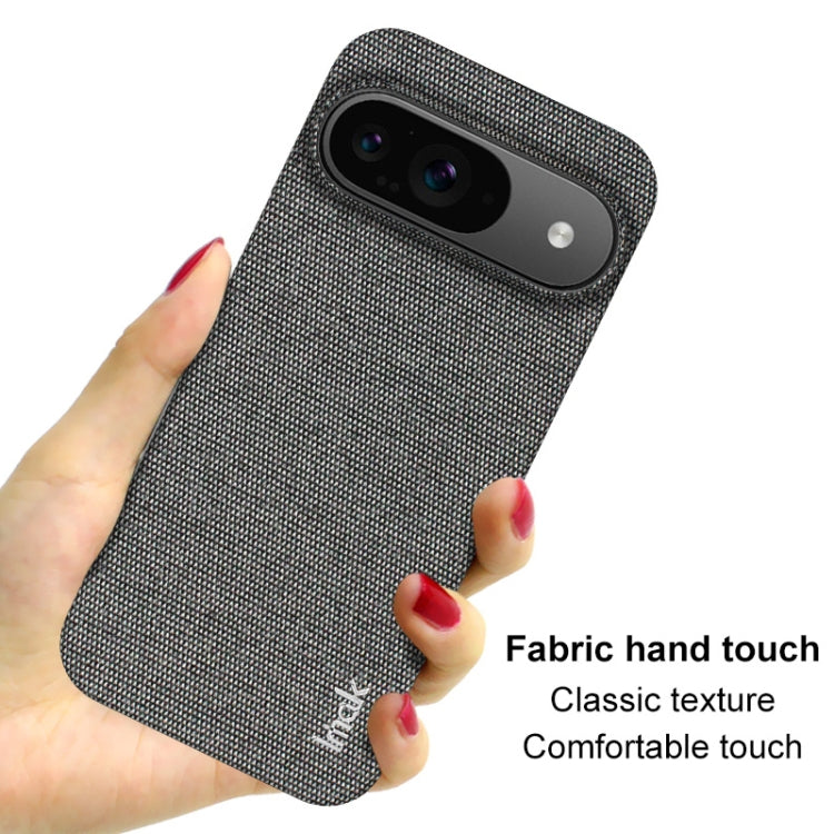 For Google Pixel 9 / 9 Pro imak Ruiyi Series Cloth Texture PU + PC Phone Case(Dark Grey) - Google Cases by imak | Online Shopping South Africa | PMC Jewellery | Buy Now Pay Later Mobicred