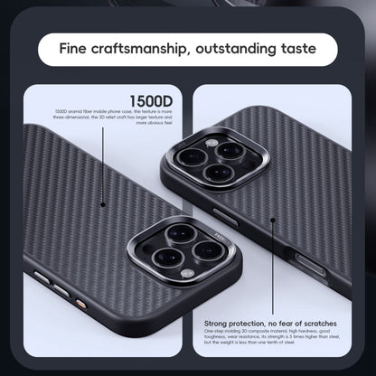 For iPhone 16 Pro Max Carbon Fiber Kevlar MagSafe Magnetic Phone Case(Black) - iPhone 16 Pro Max Cases by PMC Jewellery | Online Shopping South Africa | PMC Jewellery | Buy Now Pay Later Mobicred