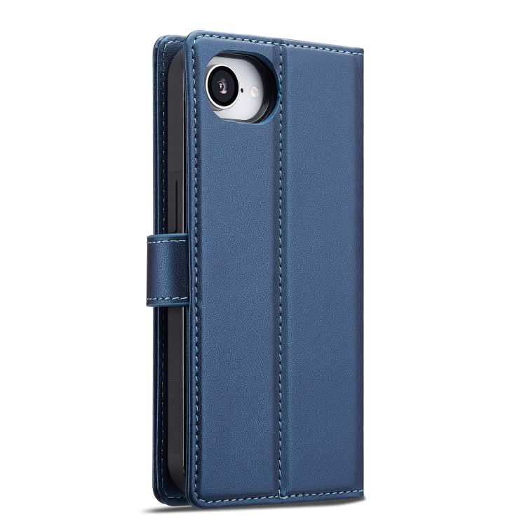 For iPhone 16e LC.IMEEKE L2 Series Detachable Magsafe PU Phone Case with Lanyard(Blue) - free shipping - PMc TechLife - Order now!
