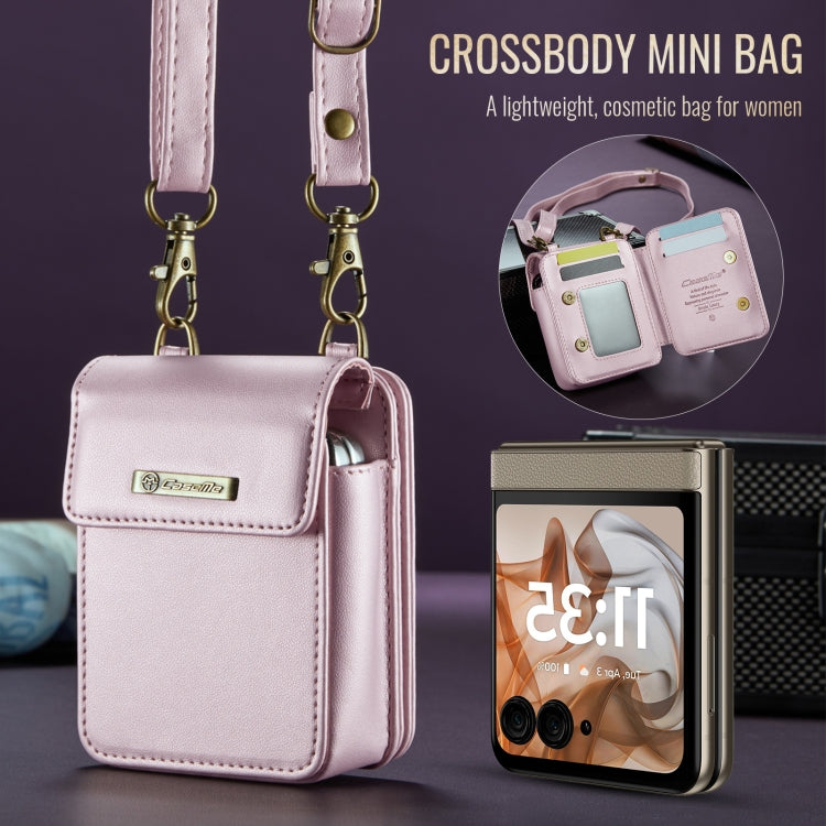 For Motorola Razr Series CaseMe Me50 Mini Lanyard Universal Bag(Pink) - Motorola Cases by CaseMe | Online Shopping South Africa | PMC Jewellery | Buy Now Pay Later Mobicred