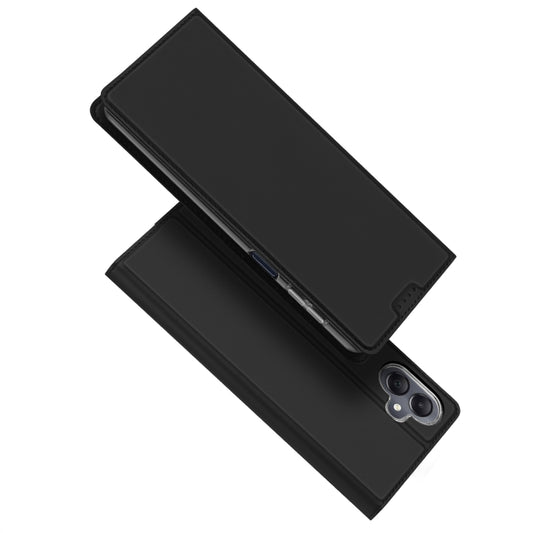 For Samsung Galaxy A06 4G DUX DUCIS Skin Pro Series Flip Leather Phone Case(Black) - Galaxy Phone Cases by DUX DUCIS | Online Shopping South Africa | PMC Jewellery | Buy Now Pay Later Mobicred