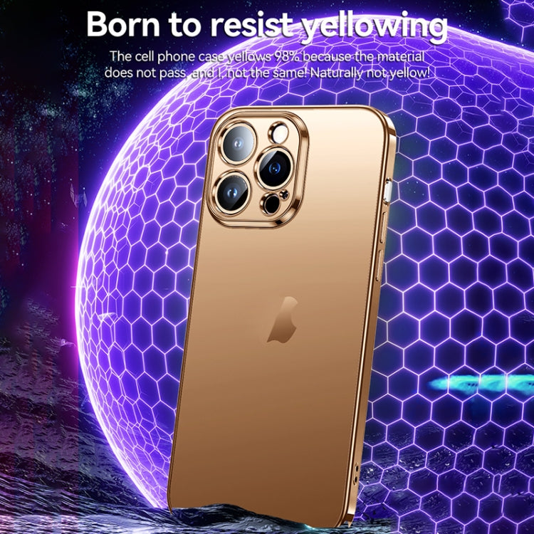 For iPhone 16 SULADA Natural Color Series Electroplating Frosted TPU Phone Case(Titanium Blue) - iPhone 16 Cases by SULADA | Online Shopping South Africa | PMC Jewellery | Buy Now Pay Later Mobicred