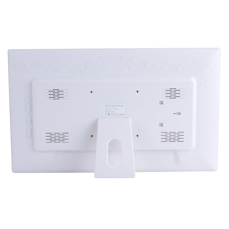 23.6 inch LED Screen Digital Photo Frame, Plug Type:EU Plug(White) - free shipping - PMC TechLife - Order now!