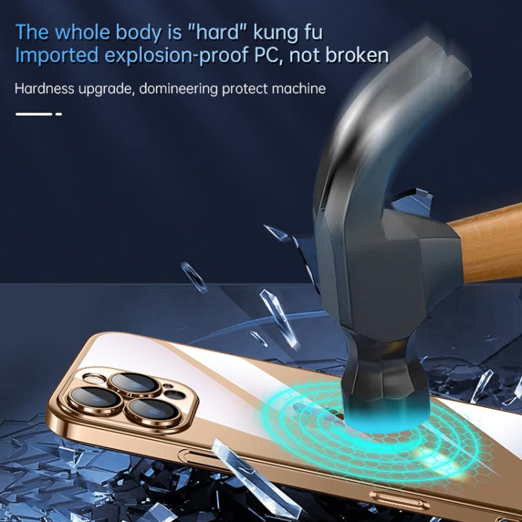 For iPhone 16 Pro Max SULADA JINGJIA Series Lens Protector Hard PC Phone Case(Silver) - free shipping - PMC Jewellery - Order now!