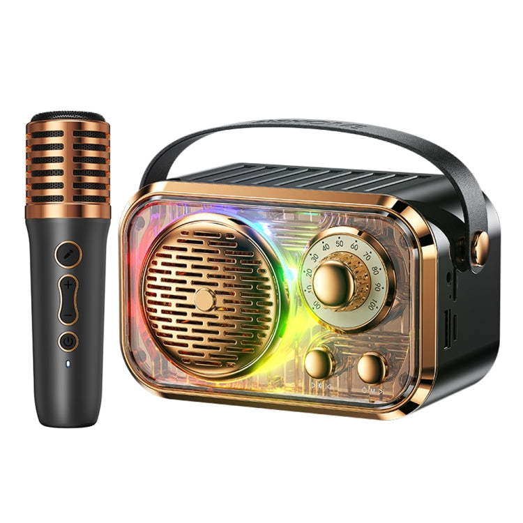 WK WD-03 Honey Portable Mini Bluetooth Speaker with RGB Light(Black) - free shipping - PMC Jewellery - Order now!