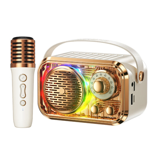 WK WD-03 Honey Portable Mini Bluetooth Speaker with RGB Light(Beige) - Mini Speaker by WK | Online Shopping South Africa | PMC Jewellery | Buy Now Pay Later Mobicred