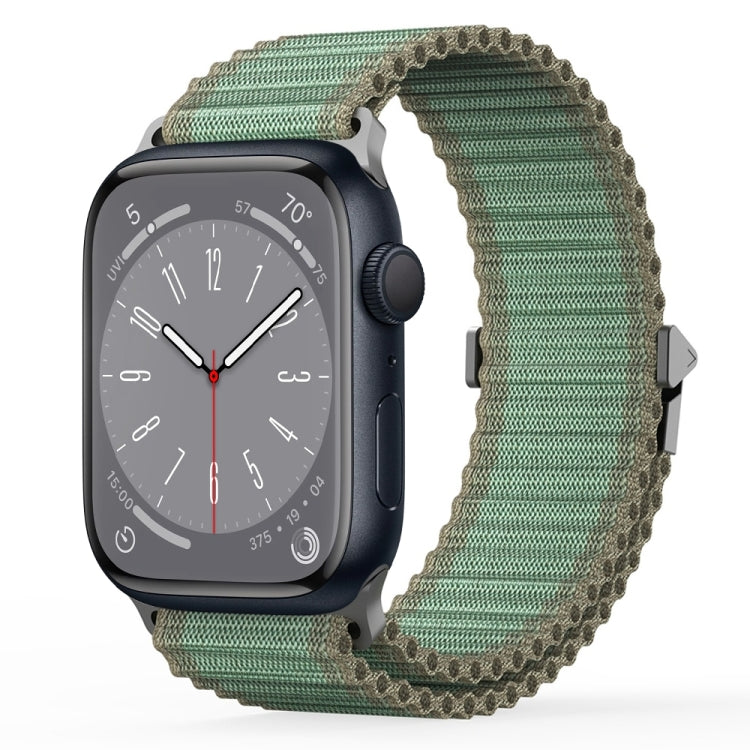 For Apple Watch Series 8 45mm DUX DUCIS YC Series Ocean Nylon Watch Band(Green) - Watch Bands by DUX DUCIS | Online Shopping South Africa | PMC Jewellery | Buy Now Pay Later Mobicred