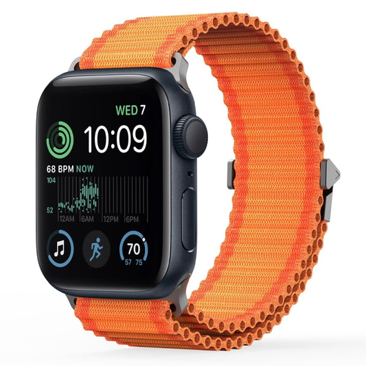 For Apple Watch SE 44mm DUX DUCIS YC Series Ocean Nylon Watch Band(Orange) - Watch Bands by DUX DUCIS | Online Shopping South Africa | PMC Jewellery | Buy Now Pay Later Mobicred