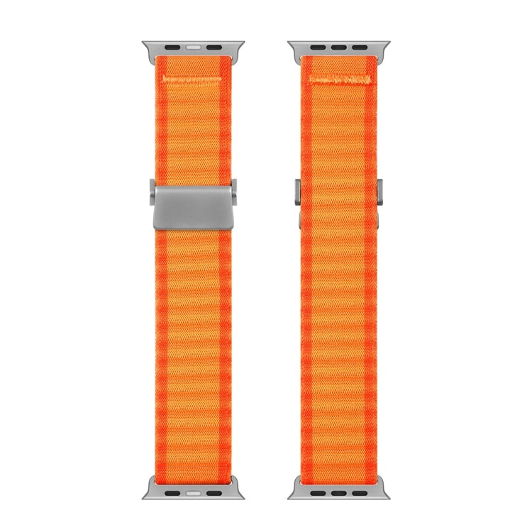 For Apple Watch Series 5 44mm DUX DUCIS YC Series Ocean Nylon Watch Band(Orange) - Watch Bands by DUX DUCIS | Online Shopping South Africa | PMC Jewellery | Buy Now Pay Later Mobicred