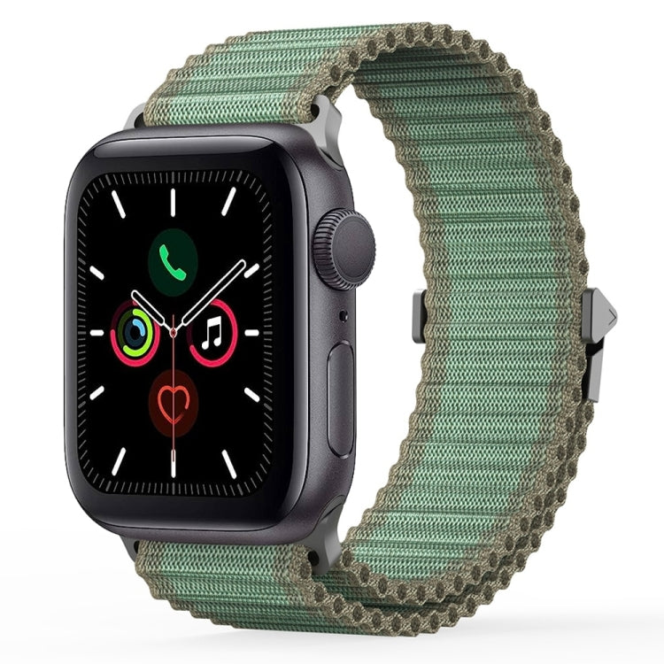 For Apple Watch Series 5 40mm DUX DUCIS YC Series Ocean Nylon Watch Band(Green) - Watch Bands by DUX DUCIS | Online Shopping South Africa | PMC Jewellery | Buy Now Pay Later Mobicred