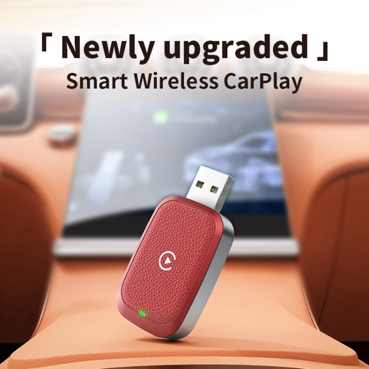 2 in 1 Car Carplay / Android Auto Carplay Box Wired to Wireless Adapter(Red) - free shipping - PMC Jewellery - Order now!