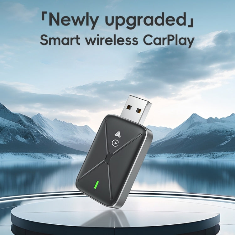 2 in 1 Car Carplay / Android Auto Carplay Box Wired to Wireless Smart Adapter(Black) - Bluetooth Adapters by PMC Jewellery | Online Shopping South Africa | PMC Jewellery | Buy Now Pay Later Mobicred