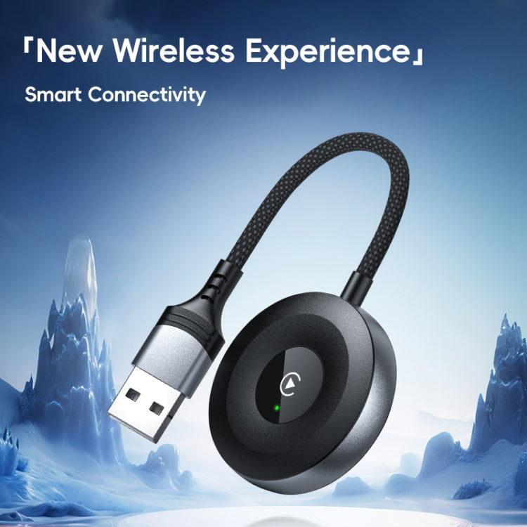 USB, USB-C / Type-C Wired to Wireless Car CarPlay Box Adapter for iPhone(Black) - free shipping - PMC Jewellery - Order now!