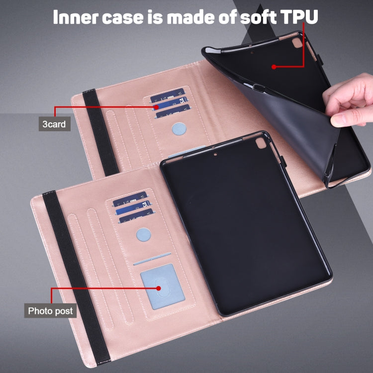 For Honor Pad X9 Peacock Embossed Pattern Leather Tablet Case(Rose Gold) - Honor by PMC TechLife | Online Shopping South Africa | PMC TechLife | Buy Now Pay Later Mobicred