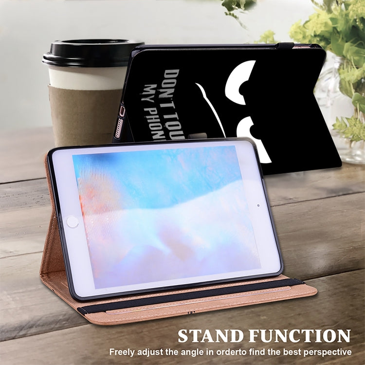 For Honor Pad 8 Crystal Texture Painted Leather Tablet Case(Dont Touch My Phone) - Honor by PMC TechLife | Online Shopping South Africa | PMC TechLife | Buy Now Pay Later Mobicred
