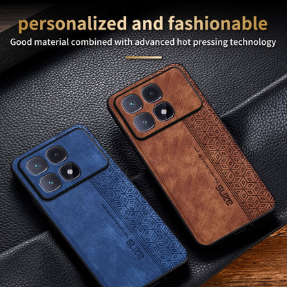 For Redmi K70 Ultra AZNS 3D Embossed Skin Feel Phone Case(Brown) - Xiaomi Cases by AZNS | Online Shopping South Africa | PMC Jewellery | Buy Now Pay Later Mobicred