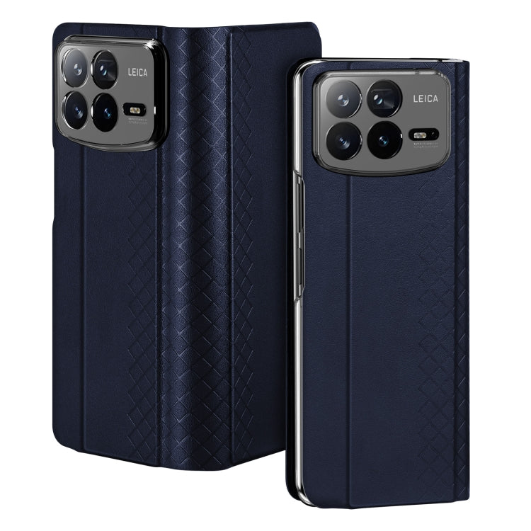 For Xiaomi Mix Fold 4 DUX DUCIS Bril Series PU + TPU Phone Case(Blue) - Xiaomi Cases by DUX DUCIS | Online Shopping South Africa | PMC Jewellery | Buy Now Pay Later Mobicred