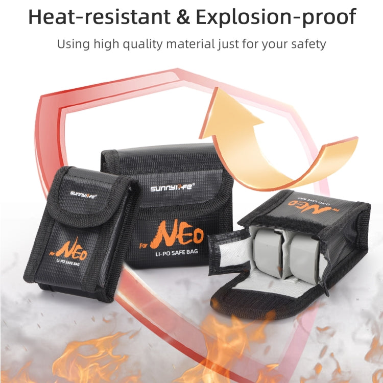 For DJI Neo Sunnylife Battery Explosion-proof Safe Bag Protective Li-Po Safe Bag(For 3pcs Batteries) - free shipping - PMC TechLife - Order now!
