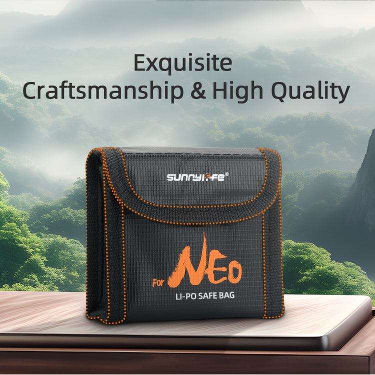 For DJI Neo Sunnylife Battery Explosion-proof Safe Bag Protective Li-Po Safe Bag(For 3pcs Batteries) - free shipping - PMC TechLife - Order now!