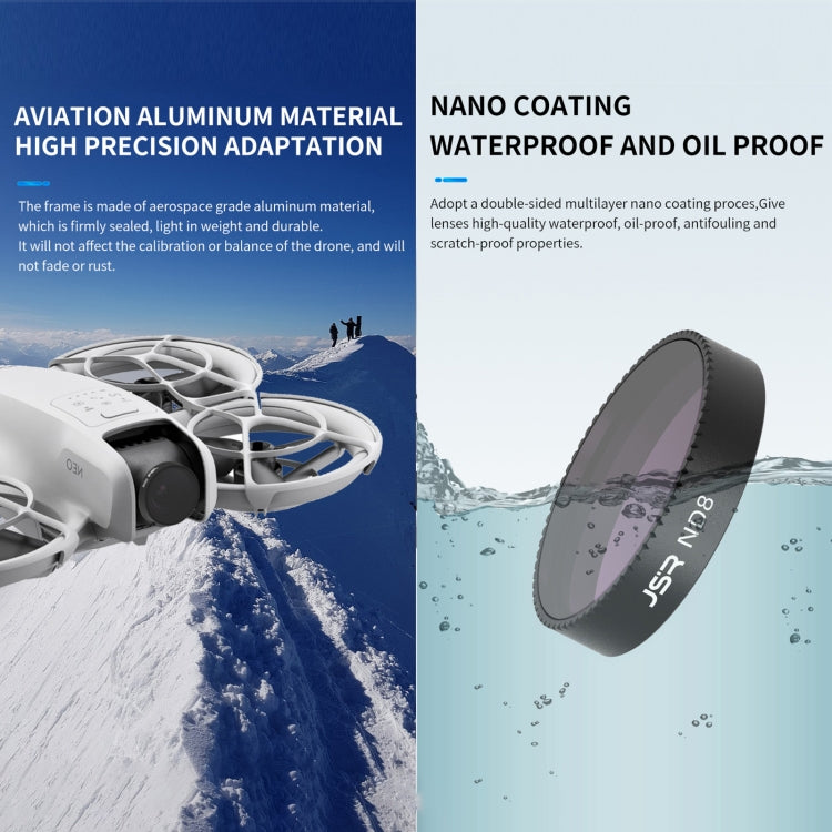 For DJI Neo JSR KB Series Drone Lens Filter, Filter:ND8PL - free shipping - PMC TechLife - Order now!