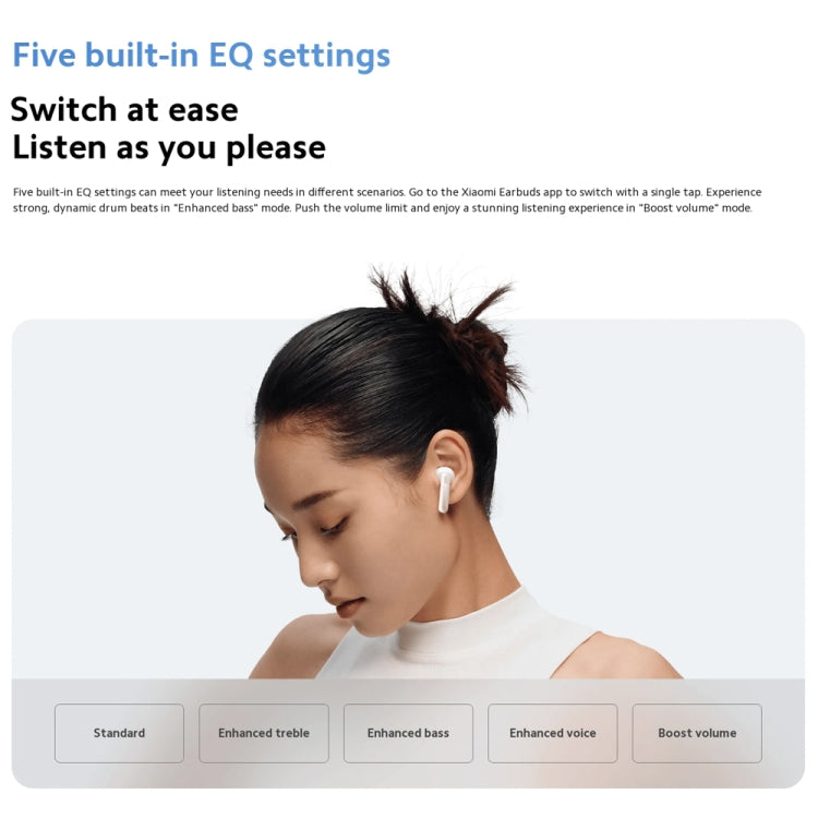 Original Xiaomi Redmi Buds 6 Active BT5.4 In-ear True Wireless Earbuds(Black) - In Ear Wired Earphone by Xiaomi | Online Shopping South Africa | PMC Jewellery | Buy Now Pay Later Mobicred