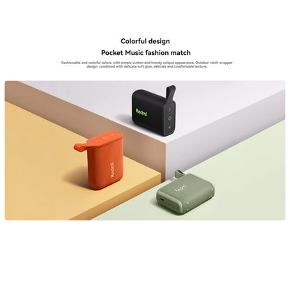 Xiaomi Redmi IP67 Waterproof Portable Bluetooth Speaker(Black) - Mini Speaker by Xiaomi | Online Shopping South Africa | PMC Jewellery | Buy Now Pay Later Mobicred