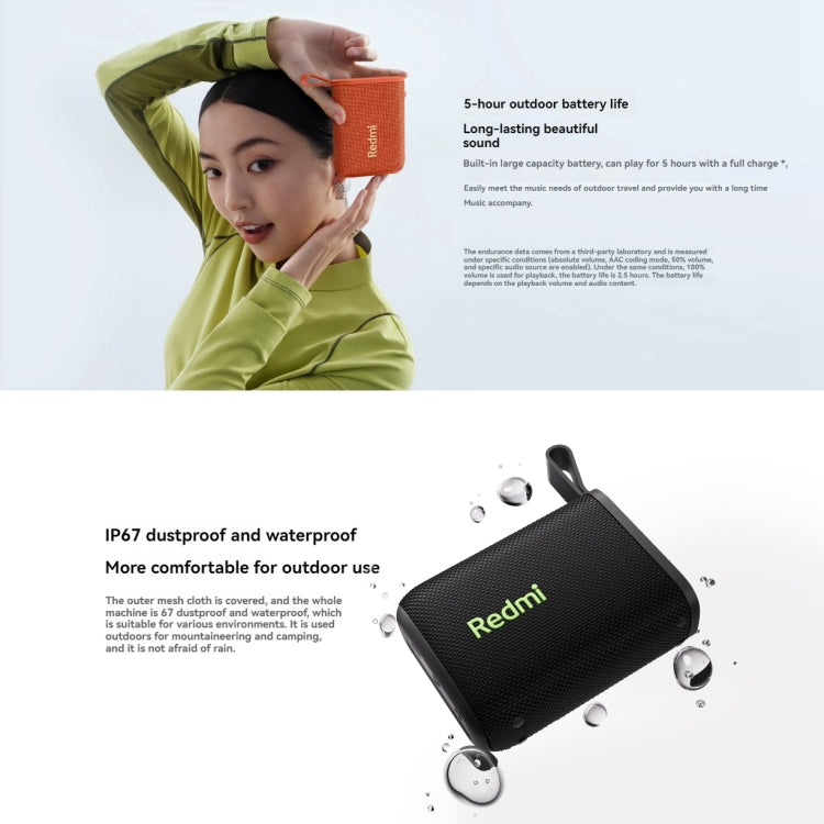 Xiaomi Redmi IP67 Waterproof Portable Bluetooth Speaker(Green) - free shipping - PMC Jewellery - Order now!