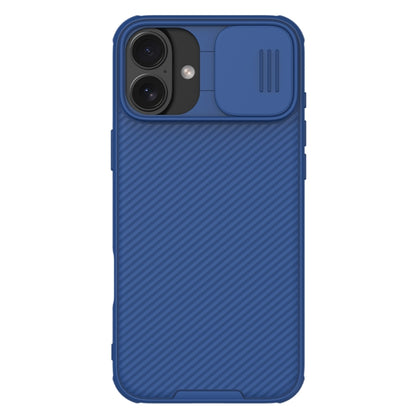 For iPhone 16 NILLKIN CamShield Pro Magnetic PC Phone Case(Blue) - iPhone 16 Cases by NILLKIN | Online Shopping South Africa | PMC Jewellery | Buy Now Pay Later Mobicred