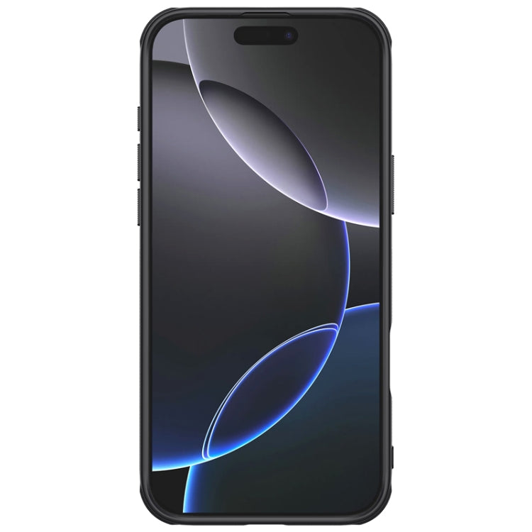 For iPhone 16 Pro NILLKIN Frosted Shield Pro PC + TPU Phone Case(Black) - iPhone 16 Pro Cases by NILLKIN | Online Shopping South Africa | PMC Jewellery | Buy Now Pay Later Mobicred