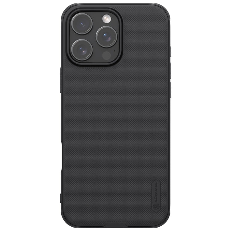 For iPhone 16 Pro Max NILLKIN Frosted Shield Pro Magnetic Magsafe Phone Case(Black) - iPhone 16 Pro Max Cases by NILLKIN | Online Shopping South Africa | PMC Jewellery | Buy Now Pay Later Mobicred