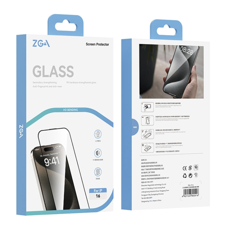 For iPhone 16 Pro ZGA 0.33mm 2.5D Anti-static HD Tempered Glass Film - iPhone 16 Pro Tempered Glass by ZGA | Online Shopping South Africa | PMC Jewellery | Buy Now Pay Later Mobicred