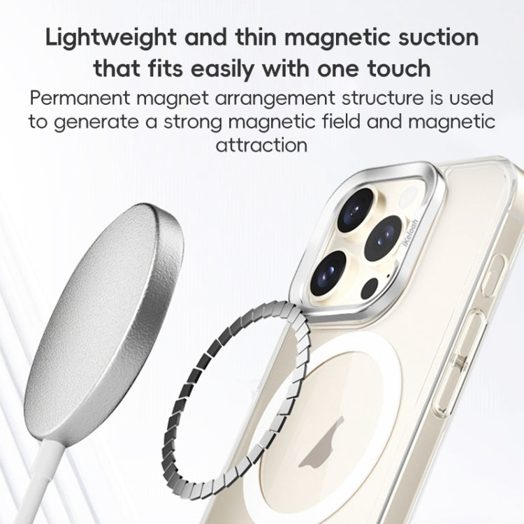 For iPhone 16 Plus ZGA Magsafe Clear PC Tempered Glass Phone Case(Transparent) - free shipping - PMC Jewellery - Order now!