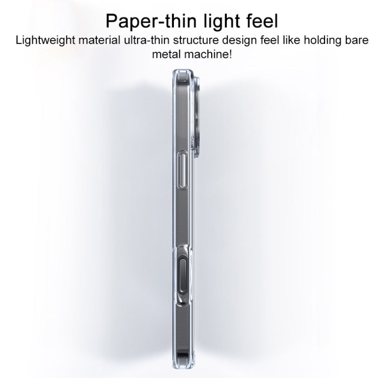 For iPhone 16 Pro TGVIS LEN Series MagSafe Magnetic Phone Case(Transparent) - iPhone 16 Pro Cases by TGVIS | Online Shopping South Africa | PMC Jewellery | Buy Now Pay Later Mobicred