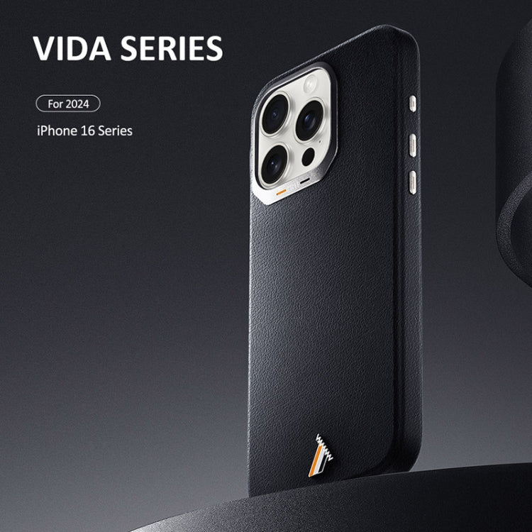 For iPhone 16 Pro Max TGVIS VIDA Series MagSafe Magnetic PU Leather Phone Case(Grey) - iPhone 16 Pro Max Cases by TGVIS | Online Shopping South Africa | PMC Jewellery | Buy Now Pay Later Mobicred