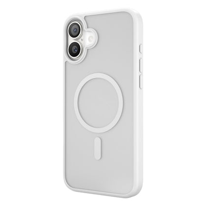 For iPhone 16 Plus TGVIS GRACE Series MagSafe Frosted Translucent Phone Case(White) - iPhone 16 Plus Cases by TGVIS | Online Shopping South Africa | PMC Jewellery | Buy Now Pay Later Mobicred