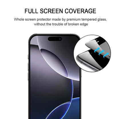 For iPhone 16 Pro Max 25pcs Full Glue Screen Tempered Glass Film - iPhone 16 Pro Max Tempered Glass by PMC Jewellery | Online Shopping South Africa | PMC Jewellery | Buy Now Pay Later Mobicred