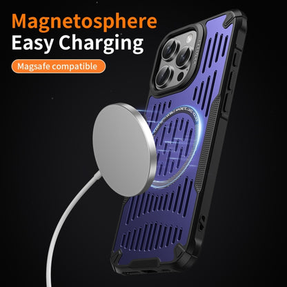 For iPhone 16 Pro Ice Front Cooling MagSafe Magnetic Phone Case(Purple) - iPhone 16 Pro Cases by PMC Jewellery | Online Shopping South Africa | PMC Jewellery | Buy Now Pay Later Mobicred