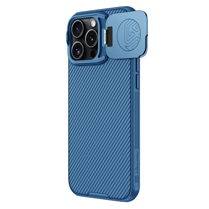 For iPhone 16 Pro Max NILLKIN CamShield Prop MagSafe Magnetic PC Phone Case(Blue) - iPhone 16 Pro Max Cases by NILLKIN | Online Shopping South Africa | PMC Jewellery | Buy Now Pay Later Mobicred