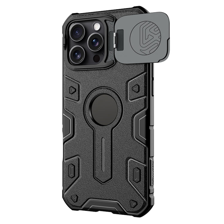 For iPhone 16 Pro Max NILLKIN Black Rhino Prop MagSafe Magnetic PC Phone Case(Black) - free shipping - PMC Jewellery - Order now!