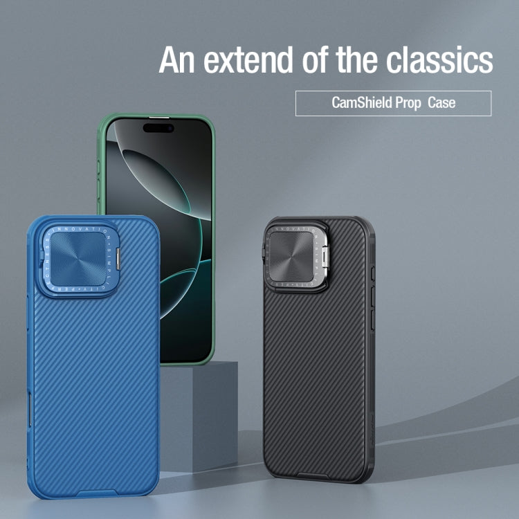 For iPhone 16 Pro Max NILLKIN Black Mirror Prop CD Texture Mirror Phone Case(Black) - free shipping - PMC Jewellery - Order now!