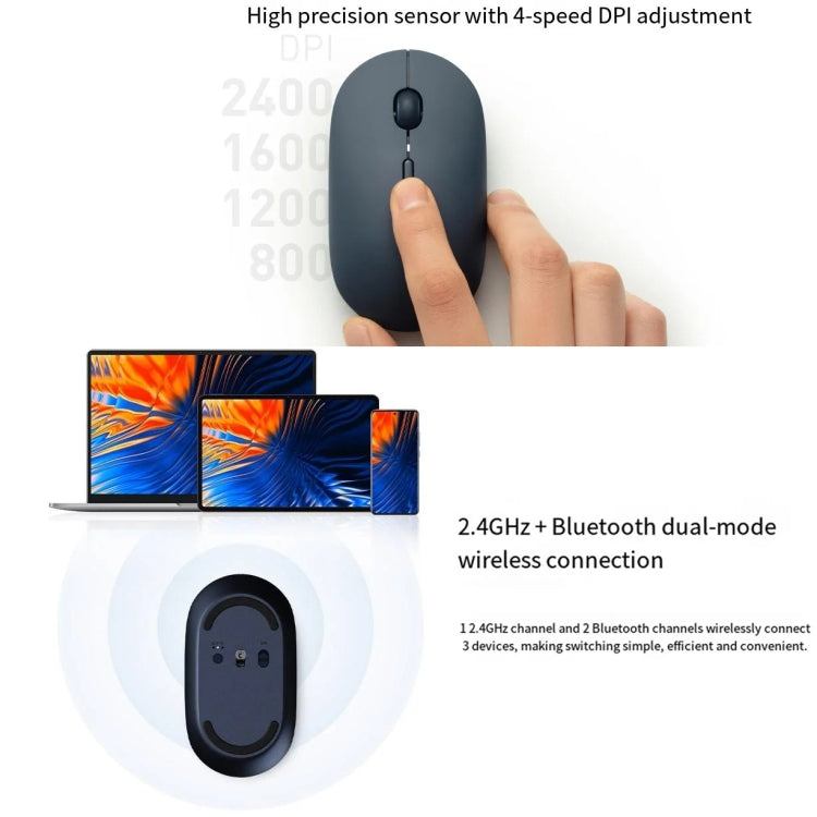 Original Xiaomi XMBXSB01YM Bluetooth Dual Mode Silent Portable Mouse 3(Gold) - free shipping - PMC Jewellery - Order now!