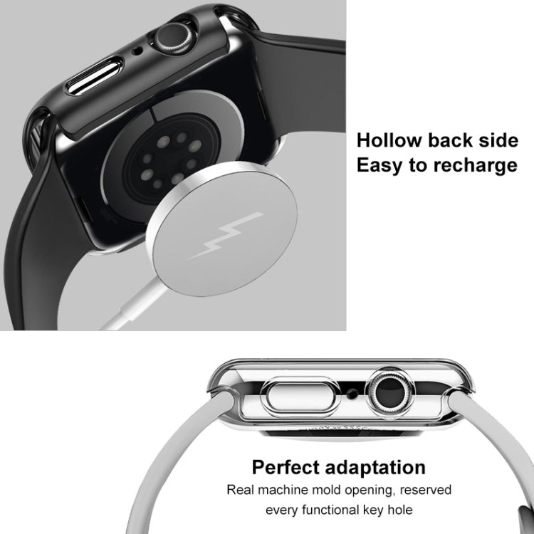 For Apple Watch Series 10 46mm imak Integrated Watch Case with Film(Black) - free shipping - PMc TechLife - Order now!