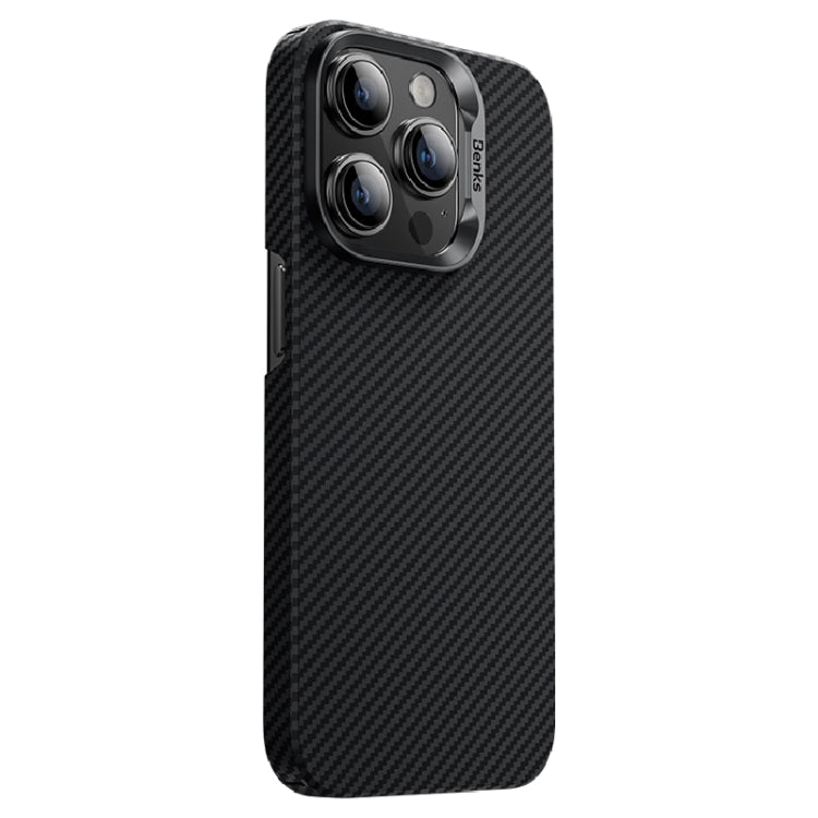 For iPhone 16 Pro Benks Classic Kevlar 600D Fiber MagSafe Phone Case(Black) - free shipping - PMC Jewellery - Order now!