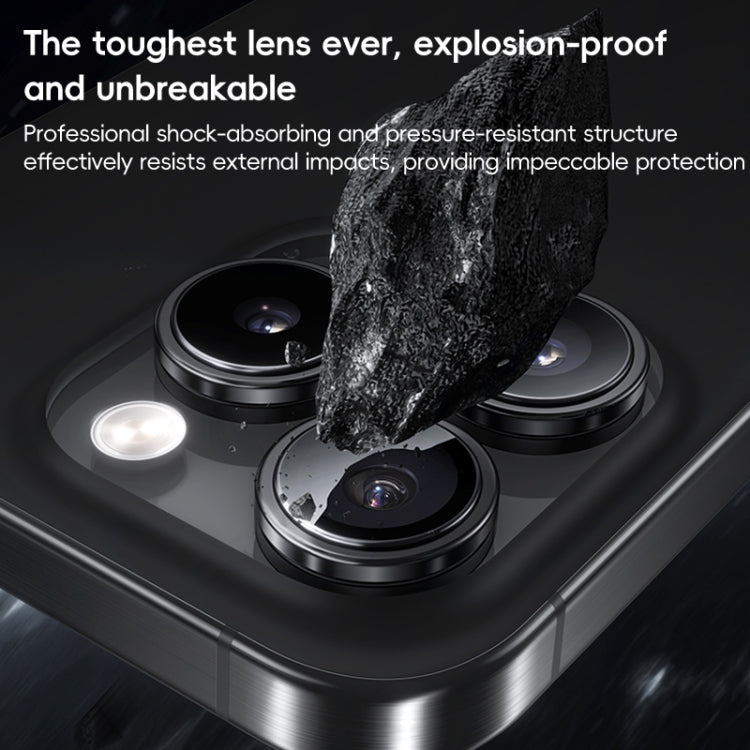 For iPhone 16 Pro Max Benks King Kong Series Corning Single Metal Lens Protective Film(Black) - free shipping - PMC Jewellery - Order now!